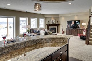 Bar looking into family room