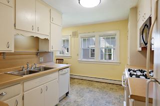 Kitchen, dining nook is just around the corner