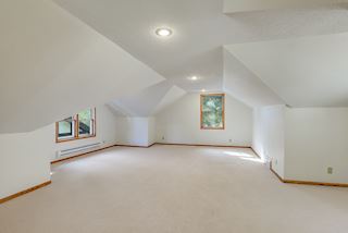 Spacious bedroom upstairs