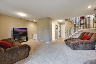 Spacious family room with wet bar...