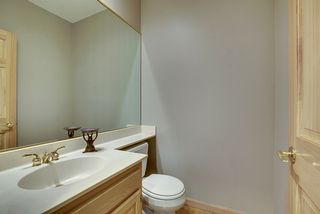 The half bath located off the rear hall area - convenient to the kitchen and rear hall area.