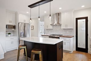 Loads of storage and a pantry with wine storage and wine cooler