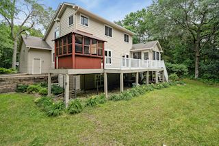Exterior View of the Awesome Deck and Gazebo Hot Tub