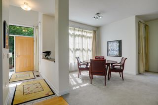 Front Door opens to the Hallway, Coat Closet and stairs to both the Upper and Lower Levels of the home