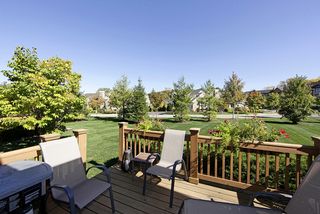 The back porch features a walk-out to the expansive back yard.  