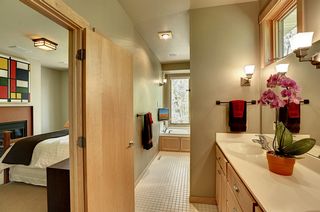 Solid Maple doors, vanity height 36"