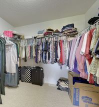 Walk-in master closet