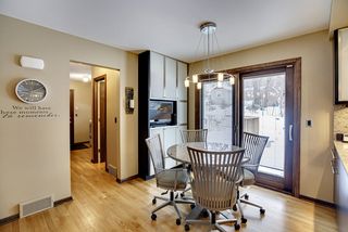Informal dining room with access to back deck