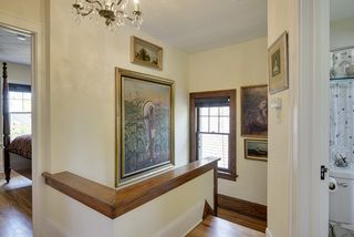 View of the 2nd Floor Landing with Period Chandelier...