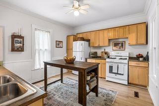 Large kitchen with plenty of room for prepping and preparing meals