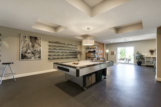 Spacious lower level family room...