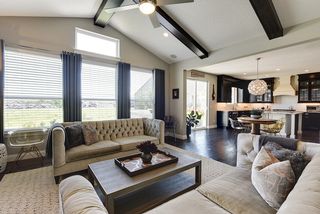 Great room open to the elegant Chef's kitchen...