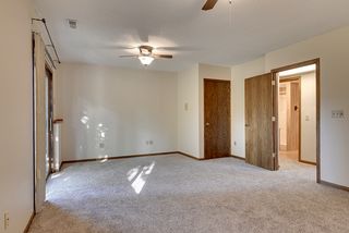 Entrance to laundry level at back of family room.