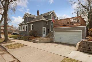 Newly faced and trimmed 2 car garage