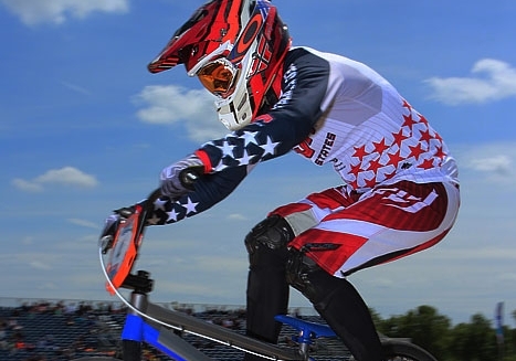 Martin takes 2nd at 2013 UCI BMX Supercross World Cup in Papendal