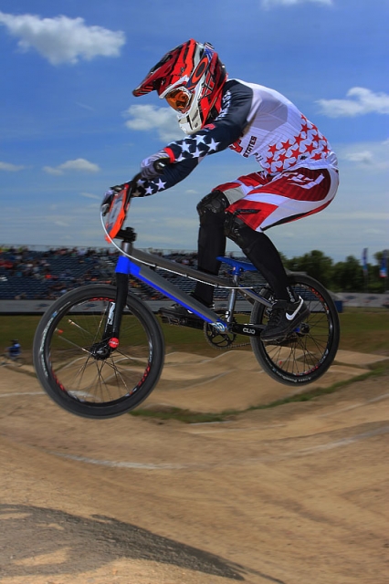 Arielle Martin took 2nd in the Papendal supercross