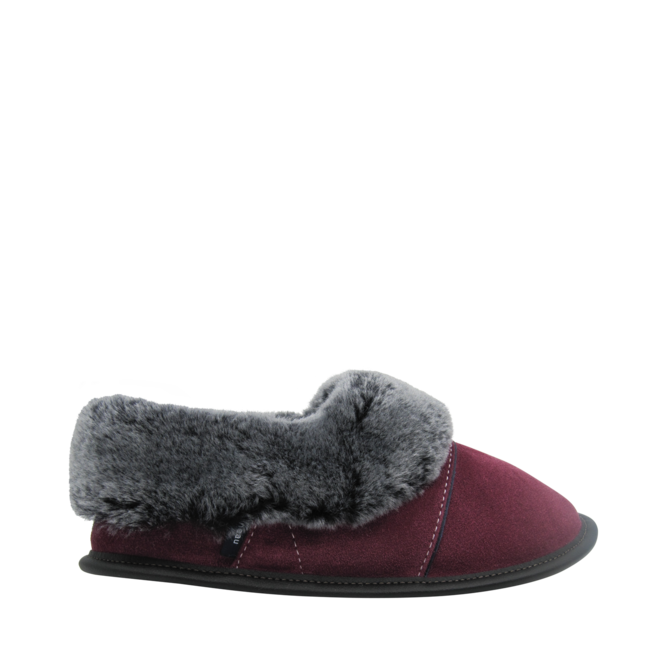 Pantoufles Bottines Femme Doublées - Chaussons D'hiver Chauds En Cuir, Pour Intérieur Et Extérieur