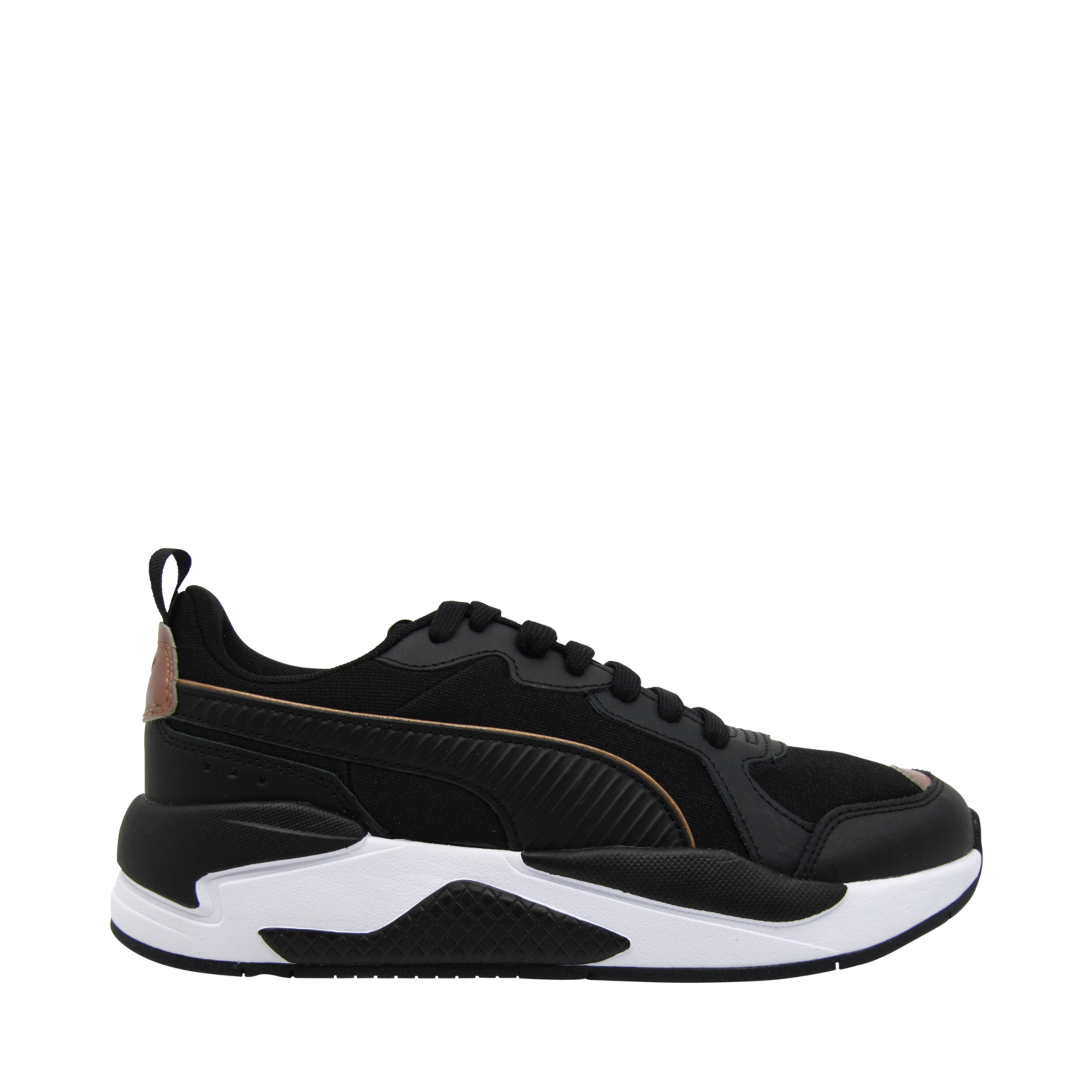 puma noir vernis ruban