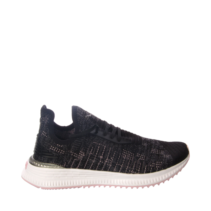 basket puma cuir noir femme