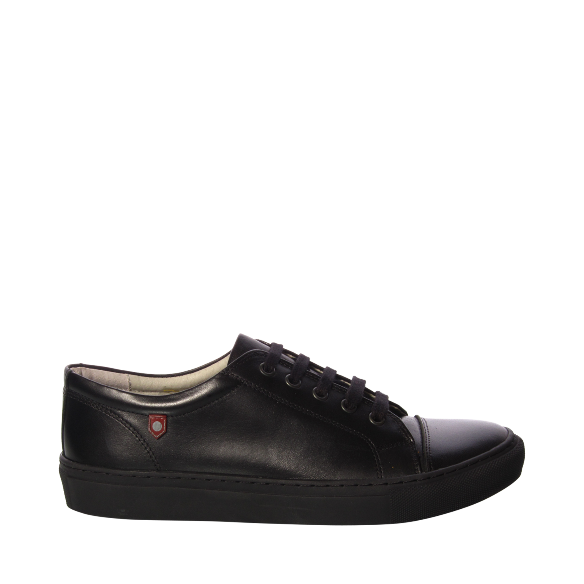Chaussures D'école Bonino G02B-12 - Cuir Bleu Marine, Bout Renforcé, Pour Enfants (collegiale)