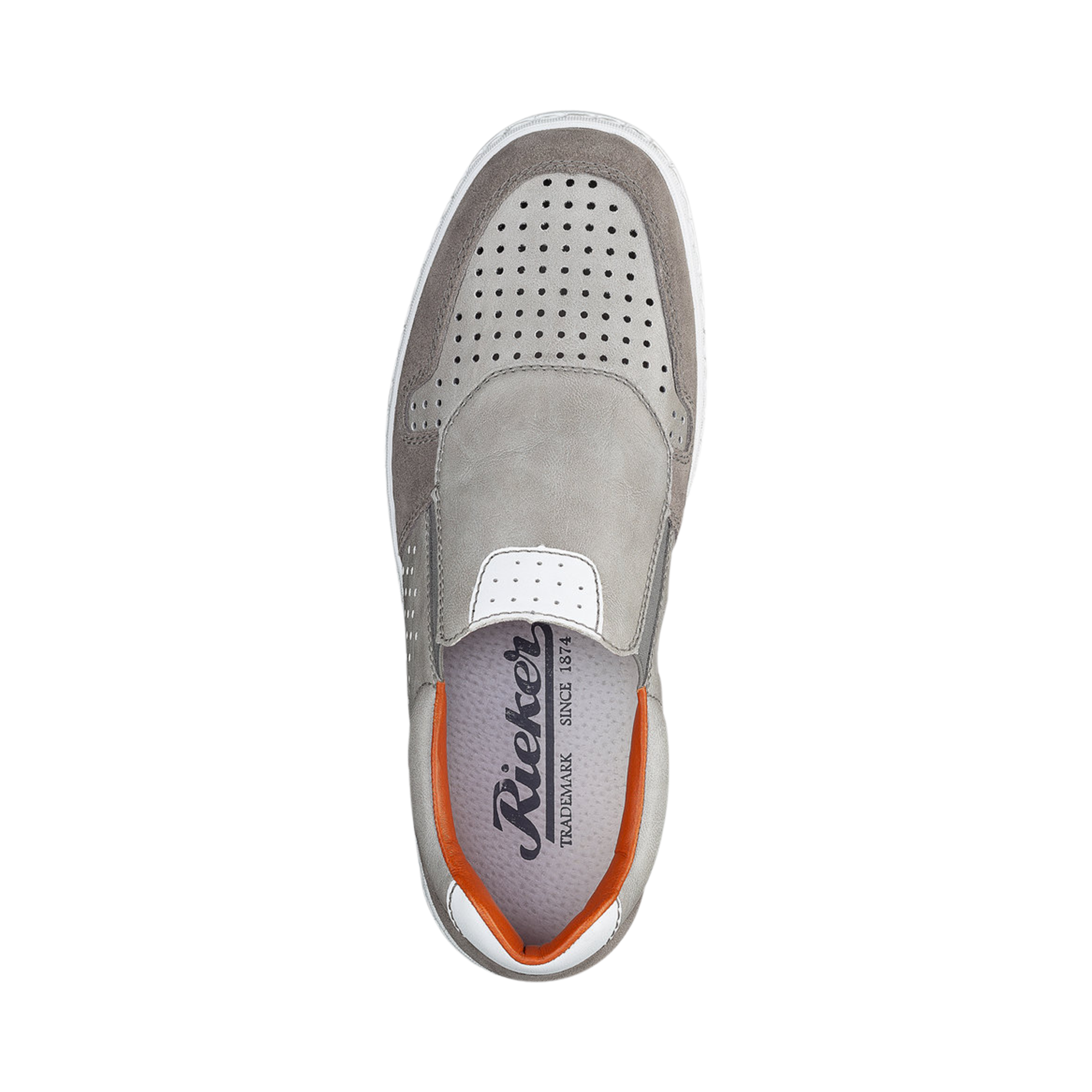 RIEKER SOULIER LOAFER SPORT GRIS 1826543 Chaussures Pierre Roy Saint