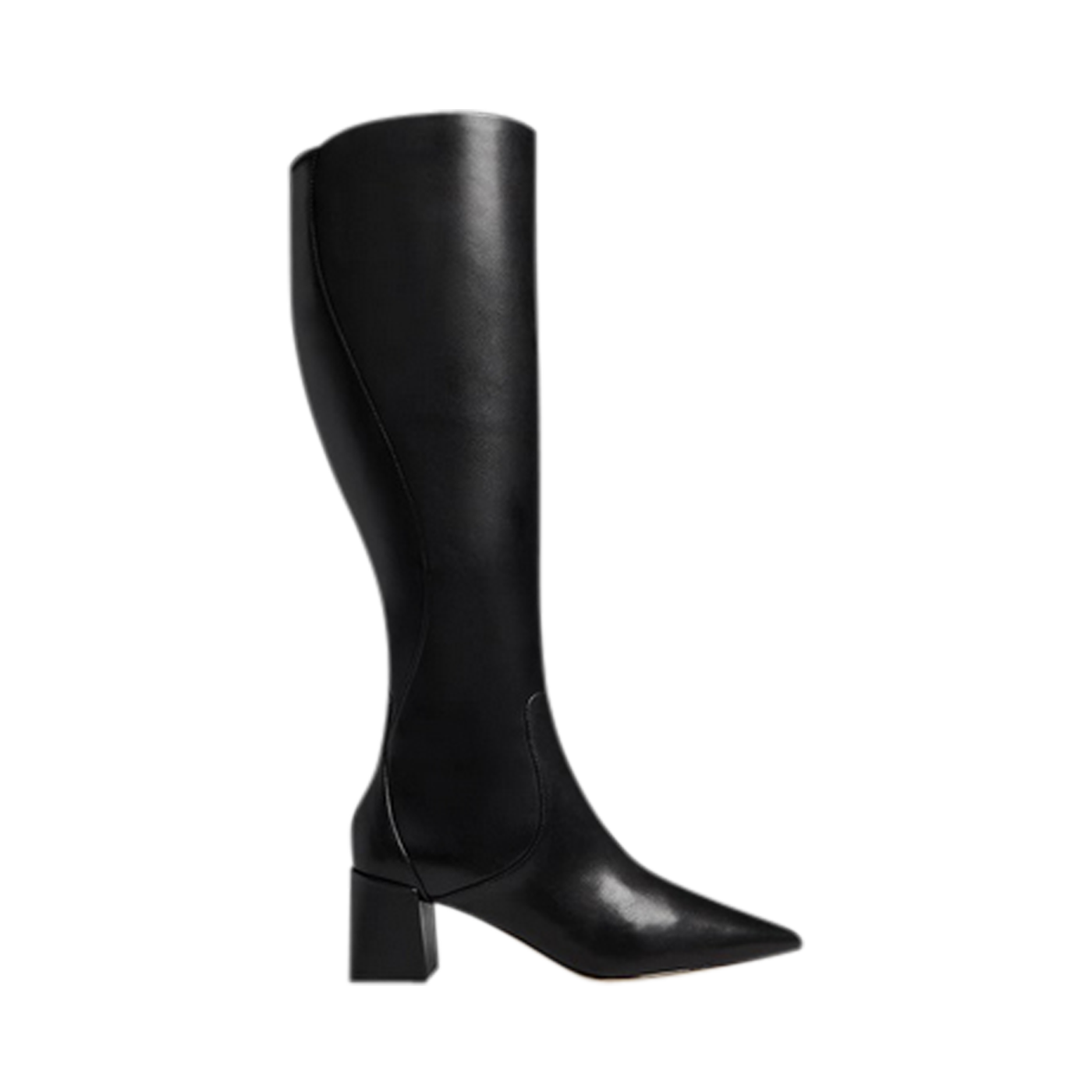 Bottes Cole Haan Cuir Noir Genou Pointure 37,5 Femme - Occasion, Hautes, Zippées