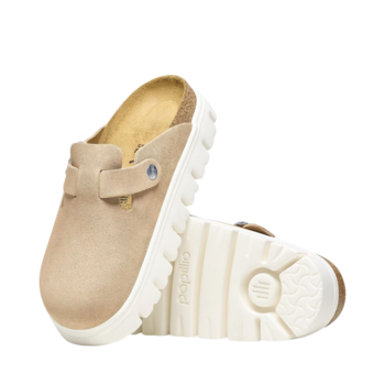 Birkenstock Papillio mule Boston chunky warm sand Chaussures