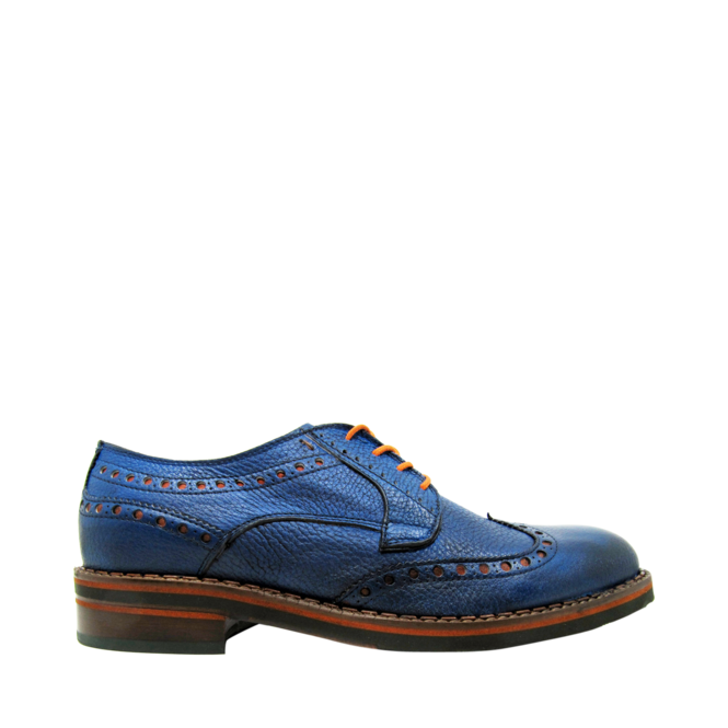 Blue Shoes for Men by the brand CHAUSSURES PIERRE, 4. A product distributed by Chaussures Pierre Roy - Saint-Jean Quebec