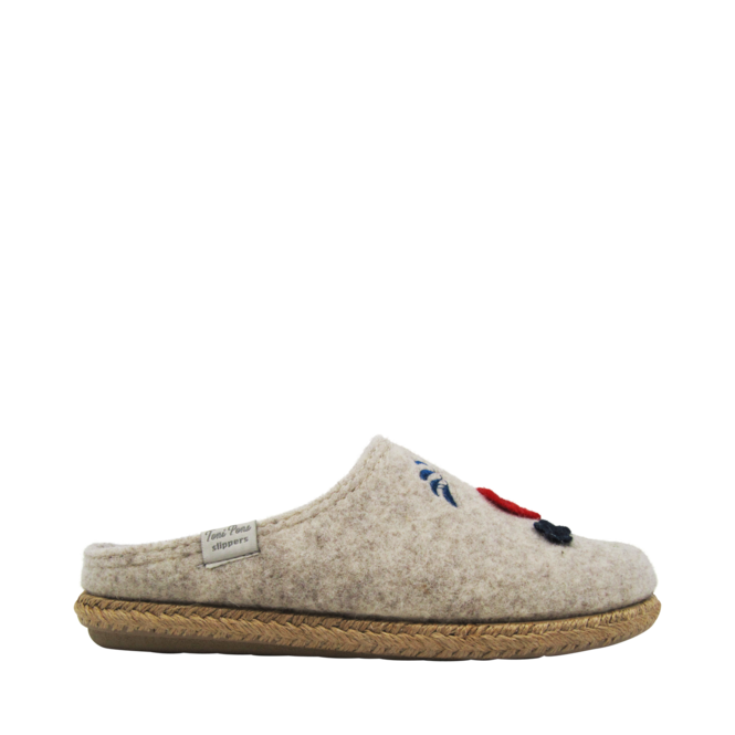 Gris/Taupe Slippers for Women by the brand TONI PONS, 2. A product distributed by Chaussures Pierre Roy - Saint-Jean Quebec