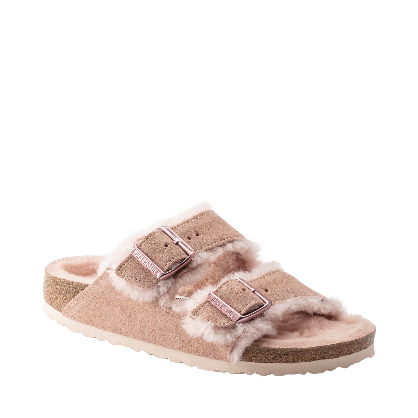 Pink Birkenstock Slides With Fur Birkenstock Arizona Slides Pink