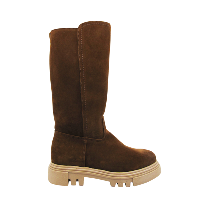 Tan Winter Boots for Women by the brand Anfibio, 1. A product distributed by Chaussures Pierre Roy - Saint-Jean Quebec