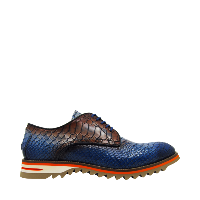 Blue Shoes for Men by the brand CHAUSSURES PIERRE, 2. A product distributed by Chaussures Pierre Roy - Saint-Jean Quebec