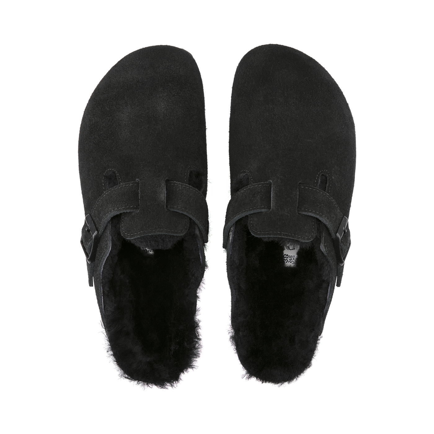 Birkinstock women's Boston Shearling black mule - Chaussures