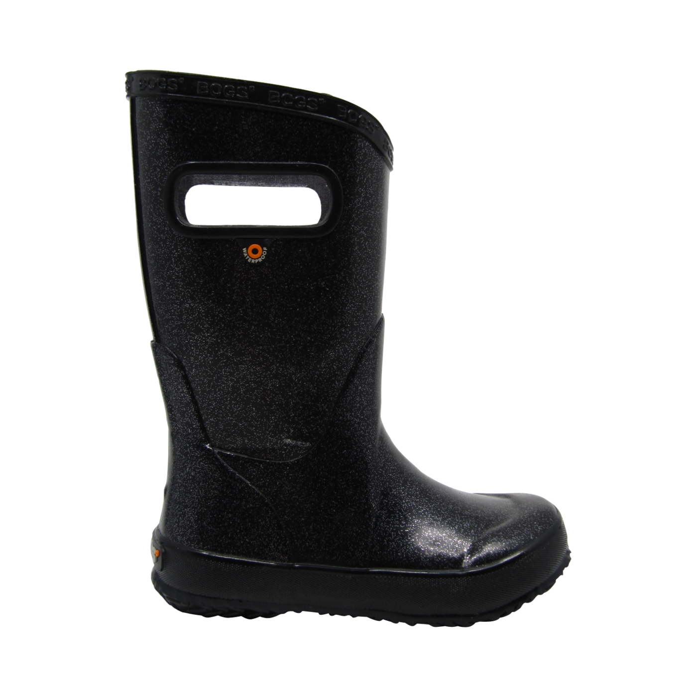 Bogs Kids Bogs Glitter Rain Booties BOGS BLACK/GLITTER RAIN BOOT