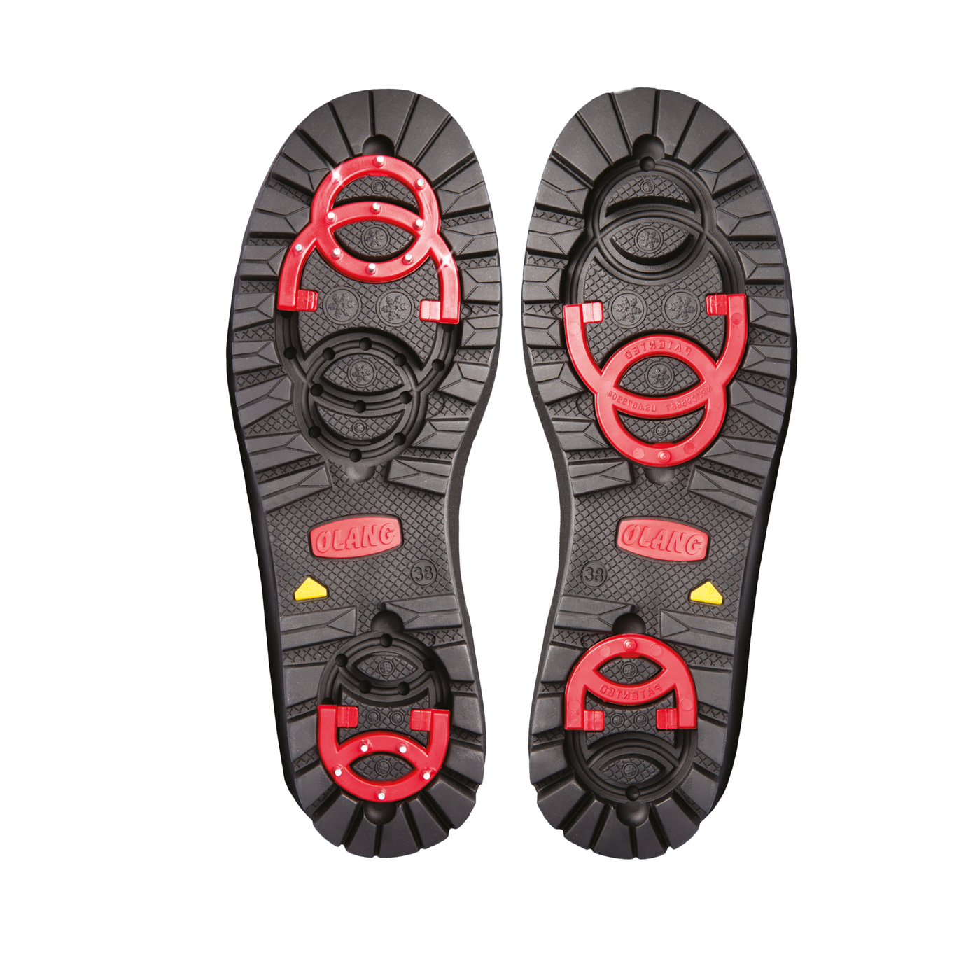 Olang women's boots with Spoke cleats in black Chaussures Pierre