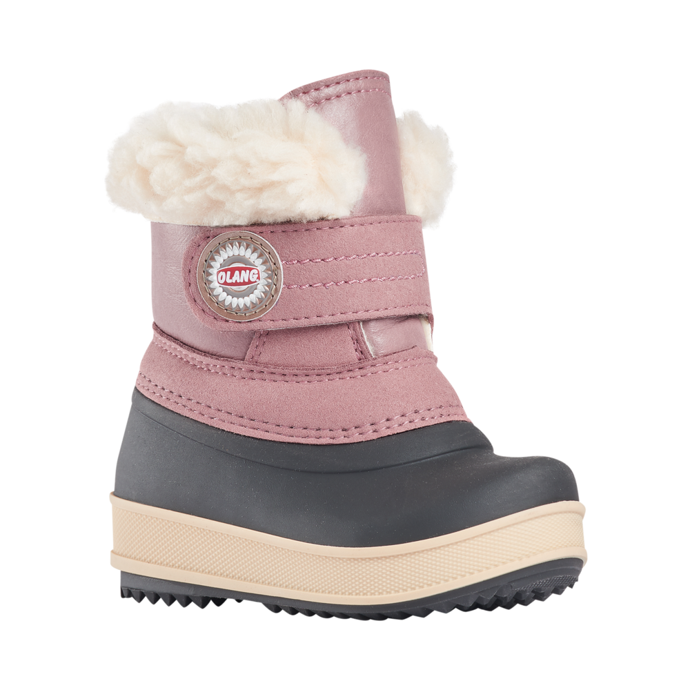 Rose/Mauve Child for Daughters by the brand OLANG, 2. A product distributed by Chaussures Pierre Roy - Saint-Jean Quebec