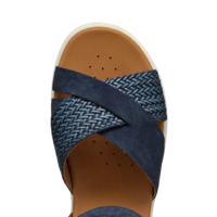 Sandales Bleu pour Femmes de la marque GEOX, 1. Un produit distribué par Chaussures Pierre Roy - Saint-Jean Québec