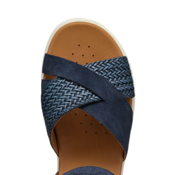 Sandales Bleu pour Femmes de la marque GEOX, 1. Un produit distribué par Chaussures Pierre Roy - Saint-Jean Québec