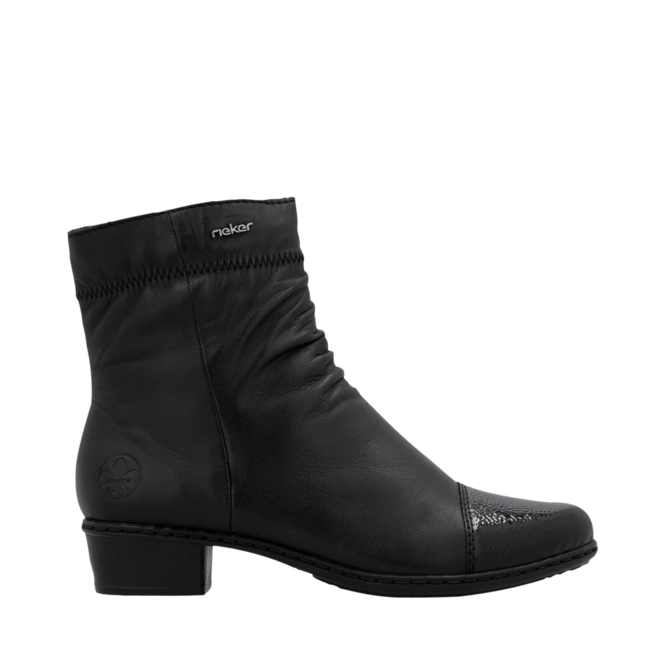 Bottes Noir pour Femmes de la marque RIEKER, 4. Un produit distribué par Chaussures Pierre Roy - Saint-Jean Québec