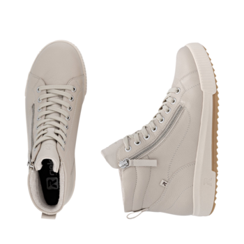 Bottes Beige pour Femmes de la marque RIEKER, 1. Un produit distribué par Chaussures Pierre Roy - Saint-Jean Québec