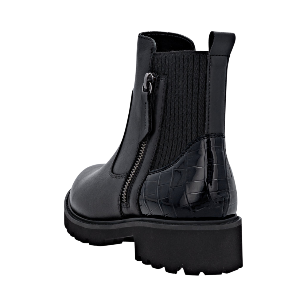 Bottes Noir pour Femmes de la marque RIEKER, 3. Un produit distribué par Chaussures Pierre Roy - Saint-Jean Québec