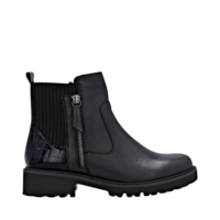 Bottes Noir pour Femmes de la marque RIEKER, 4. Un produit distribué par Chaussures Pierre Roy - Saint-Jean Québec