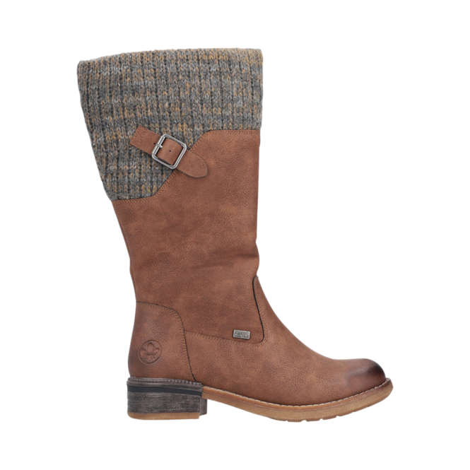 Bottes Hiver Brun pour Femmes de la marque RIEKER, 4. Un produit distribué par Chaussures Pierre Roy - Saint-Jean Québec