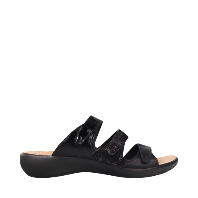 Black Sandals for Women by the brand JOSEF SEIBEL, 3. A product distributed by Chaussures Pierre Roy - Saint-Jean Quebec