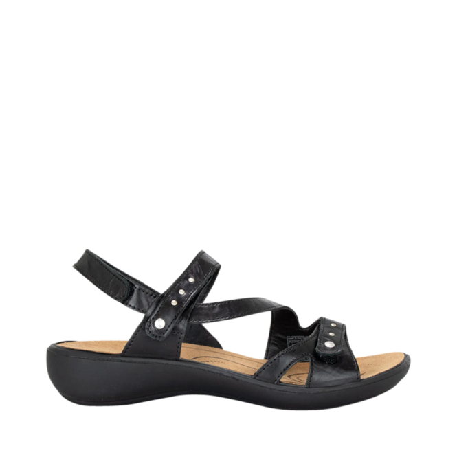Black Sandals for Women by the brand JOSEF SEIBEL, 2. A product distributed by Chaussures Pierre Roy - Saint-Jean Quebec