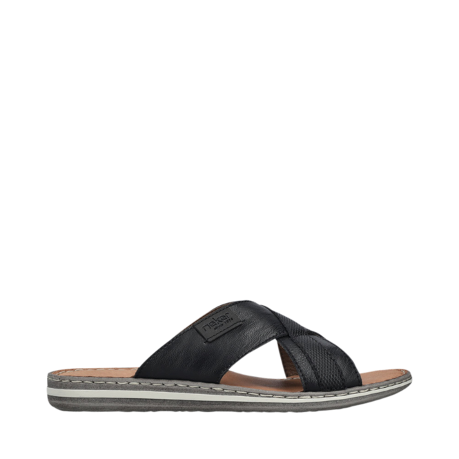 Black Sandals for Men by the brand RIEKER, 4. A product distributed by Chaussures Pierre Roy - Saint-Jean Quebec