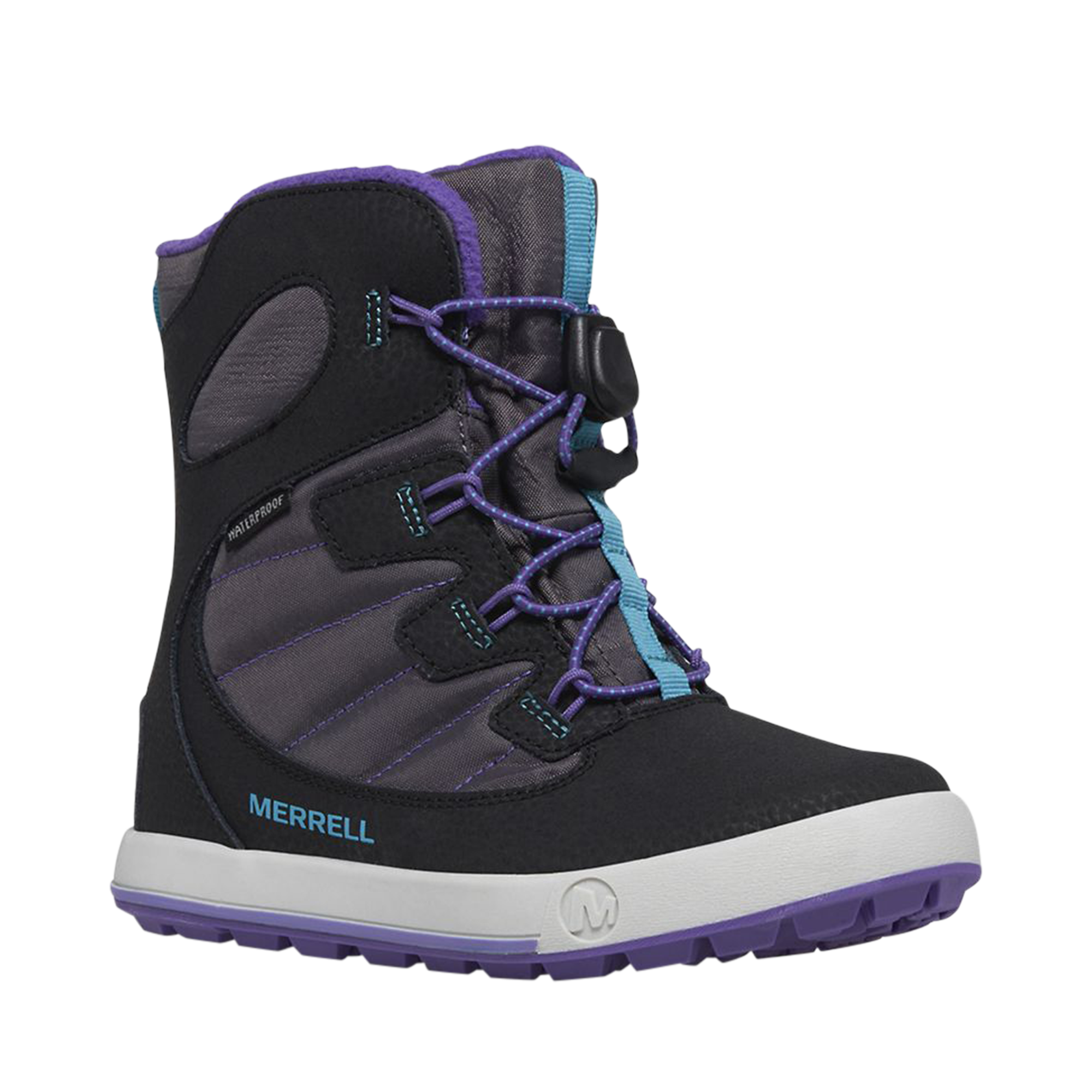 Merrell children's black multi-lined boot - Chaussures Pierre Roy Saint ...