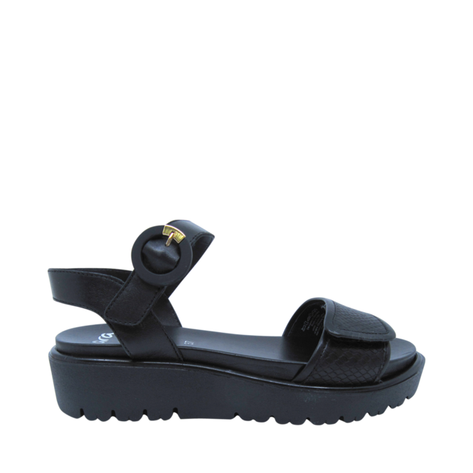 Sandales Noir pour Femmes de la marque ARA SHOES INC, 4. Un produit distribué par Chaussures Pierre Roy - Saint-Jean Québec