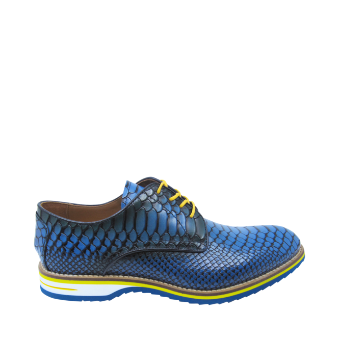 Chaussures Bleu pour Hommes de la marque CHAUSSURES PIERRE, 3. Un produit distribué par Chaussures Pierre Roy - Saint-Jean Québec