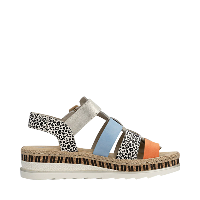 Sandales Autres pour Femmes de la marque RIEKER, 4. Un produit distribué par Chaussures Pierre Roy - Saint-Jean Québec